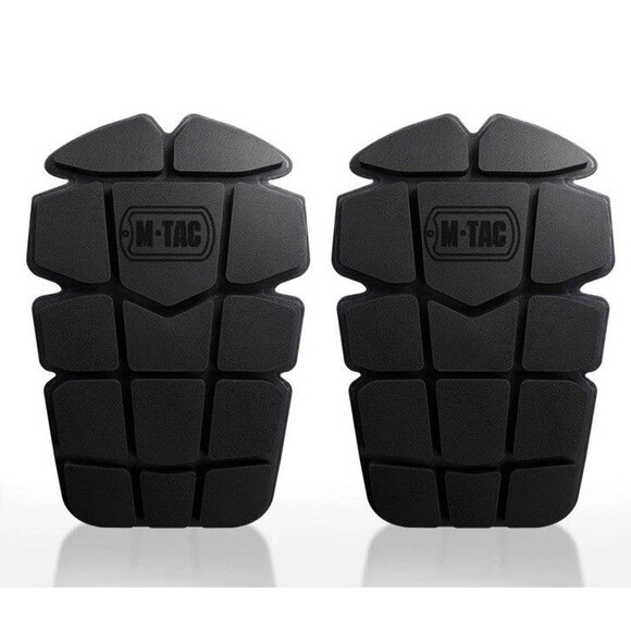 M-Tac Knee Pad Lot of 2 Pairs Insert Men Construction Tactical Black Utility New - Picture 1 of 8